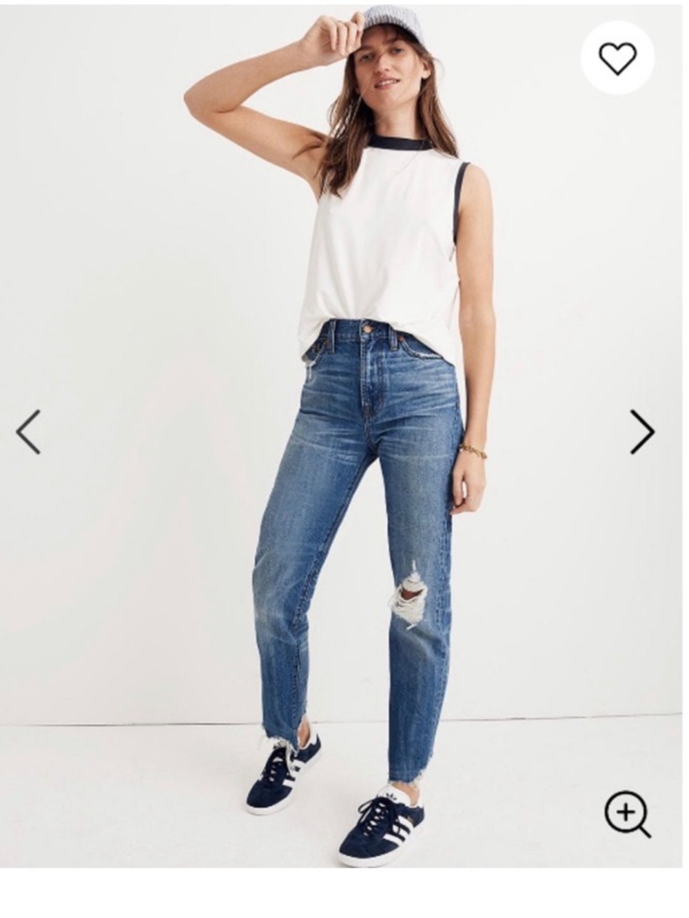 Madewell Distressed The Perfect Summer Jeans sz 32
